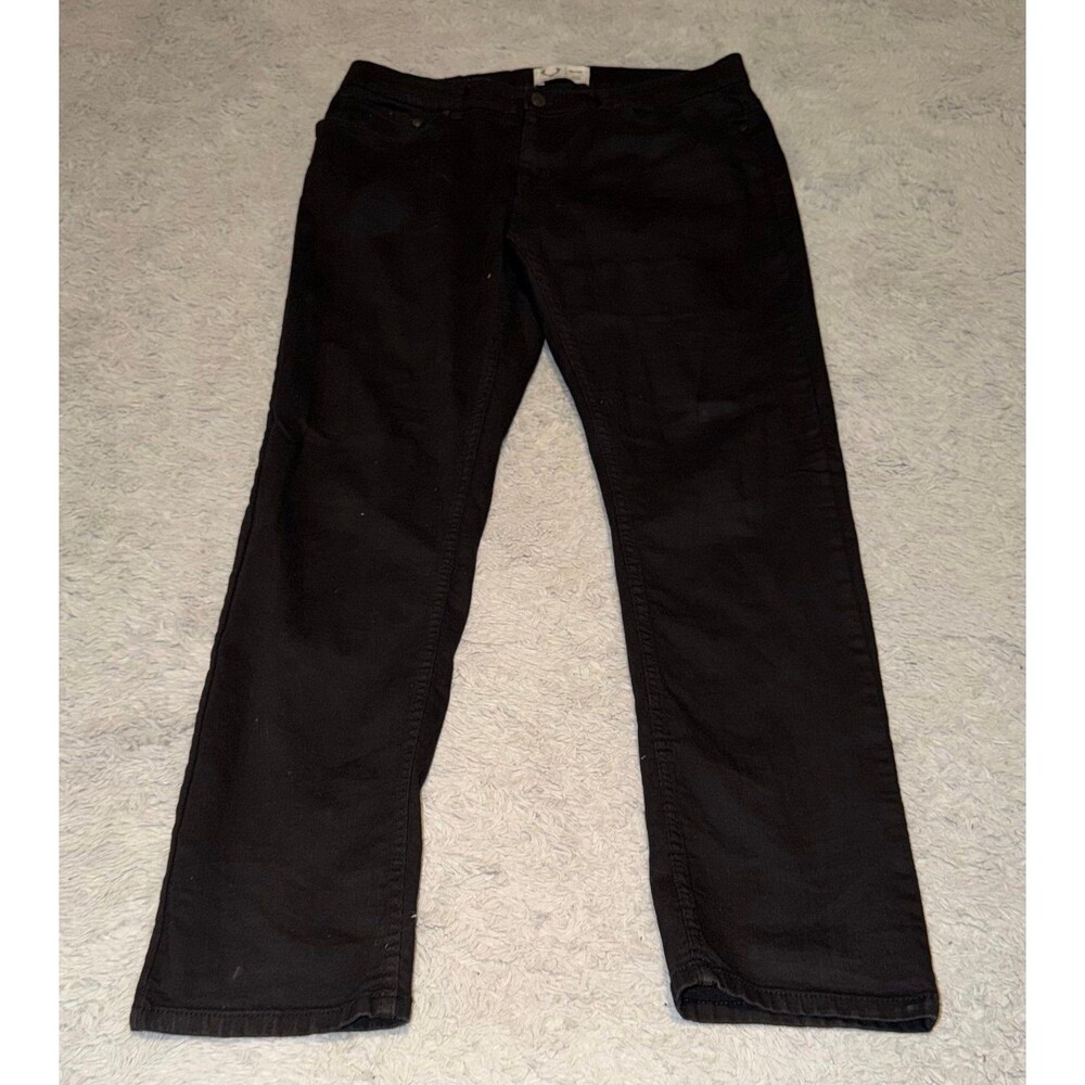 Men's Black Classic Straight Leg Jeans